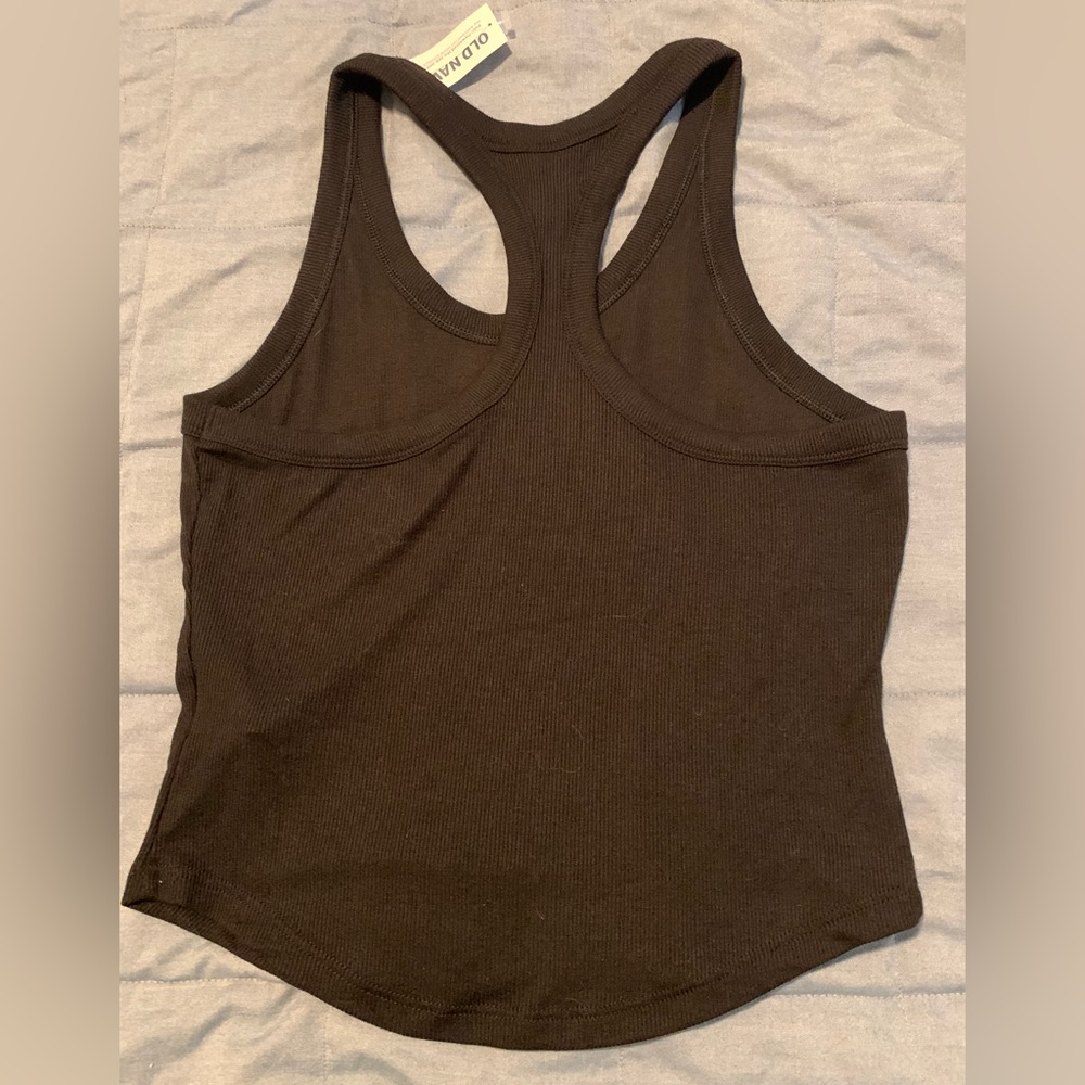 UltraLite Cropped Racerback Rib-Knit All-Day Tank Top